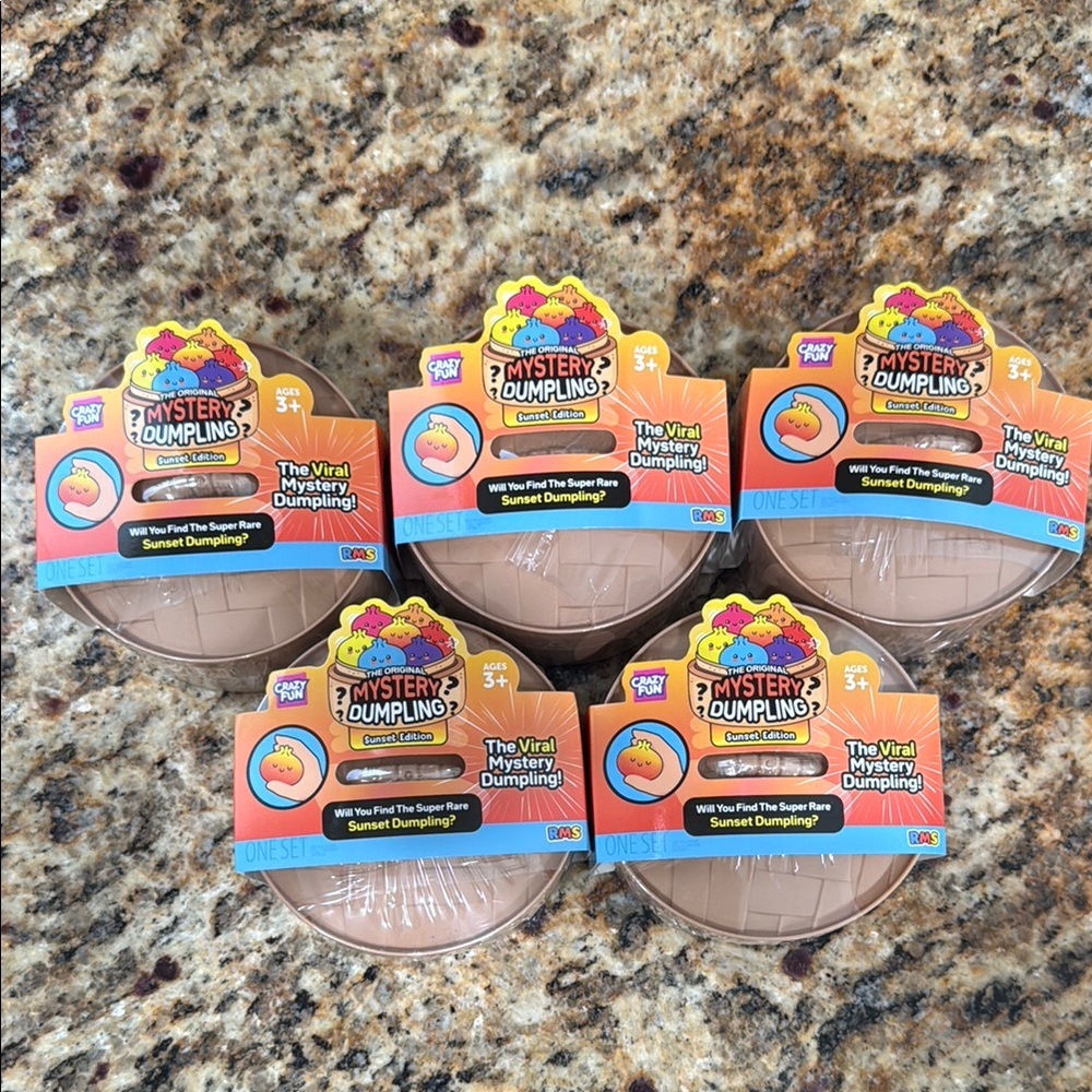 Sunset Edition Surprise Toy - Tan Party Favor Pack of 5